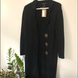 Pure & Co long black sweater